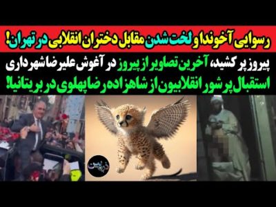 پیروز پر کشید، آخرین تصاویر از پیروز در آغوش علیرضا شهرداریلخت شدن آخوند بیشرف جلوی دختران انقلابی