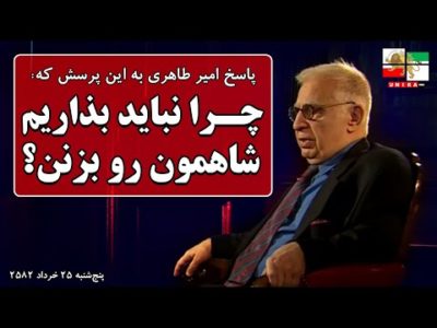 پاسخ امیر طاهری به این پرسش که چرا نباید بذاریم شاهمون رو بزنن؟